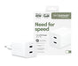EAN 5715685027574 - PanzerGlass empower™ by ® Turbo 45W Charger incl. 2 x USB-C | EU Plug | Silver White Smartphone Blanco Co imagen 2