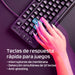 EAN 0198990307879 - HyperX Eve 1800 teclado Juego USB Negro imagen 3