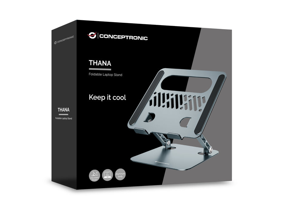 Soporte De Portátil Plegable Conceptronic Thana10g Con Altura Ajustable