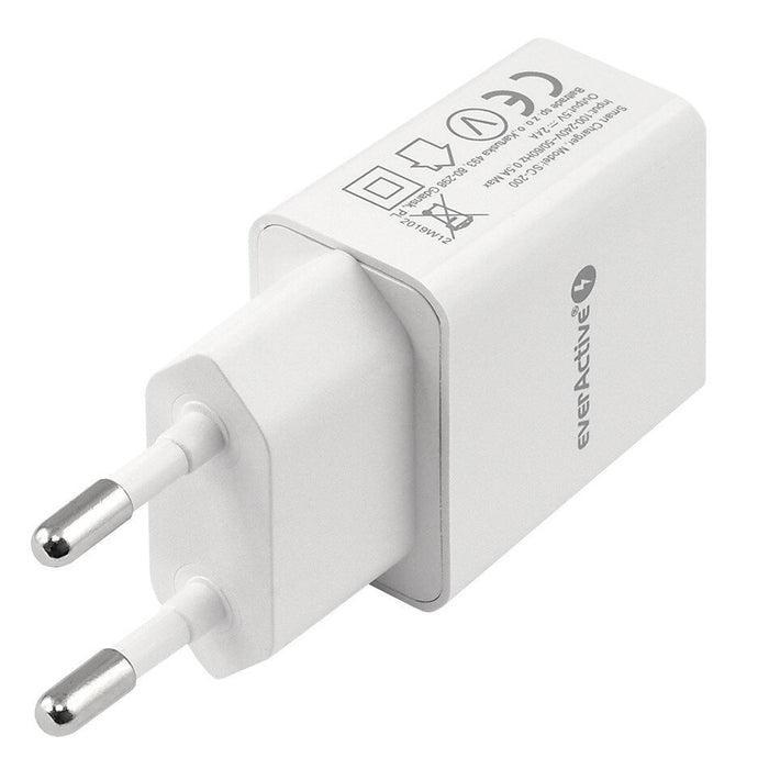 EAN 5903205770776 - Everactive SC-200 cargador de dispositivo móvil Universal Blanco Corriente alterna Carga rápida Interior imagen 3