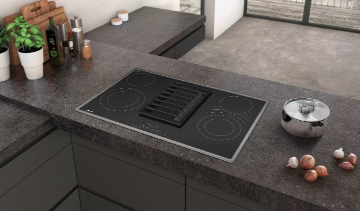 EAN 4242004224587 - Neff T18BD3AN0 hobs Negro, Acero inoxidable Integrado 80 cm Cerámico 4 zona(s) Campana integrada imagen 3