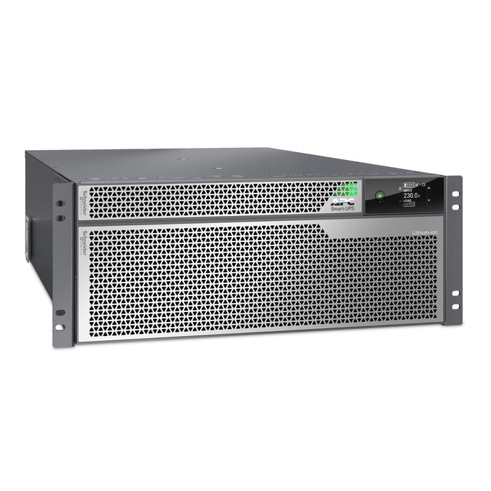 Sai Apc Smart-Ups Ultra Srtl8krm4ui Ups (Montaje En Bastidor) (Alta Densidad) En Línea Ca 230 V 8000 Vatios 8000 Va Ion De Litio Conectores De Salida: 12 4u Gris Plata Para P/N: Ap9335t Ap9335th Ap9640 Ap9641 Ap9810 Ap9834 Srtl180rm2