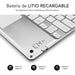 EAN 8436586740603 - SUBBLIM TECLADO SMART BACKLIT TOUCHPAD BLUETOOTH SILVER QWERTY Español Plata, Blanco imagen 7