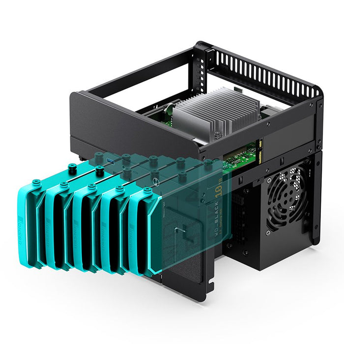 Jonsbo N2 Mini-Itx Nas Carcasa - Negro