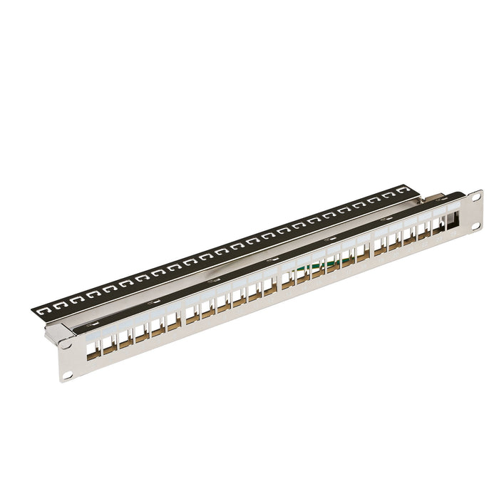 Efb Verteilerfeld 19" 1he, 24-Port, Metall, Metallfarben