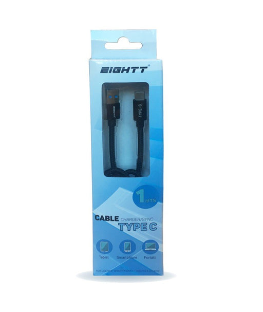 EAN 8425402170830 - Eightt ECT-3B cable USB USB 3.2 Gen 1 (3.1 Gen 1) 1 m USB A USB C Negro imagen 2