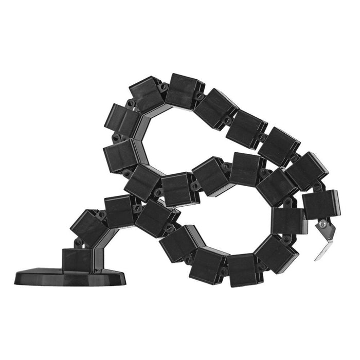 Techly Gestión De Cables Flexible, 1,3 M, 67x35 Mm, Negro Iswt-Can-6735