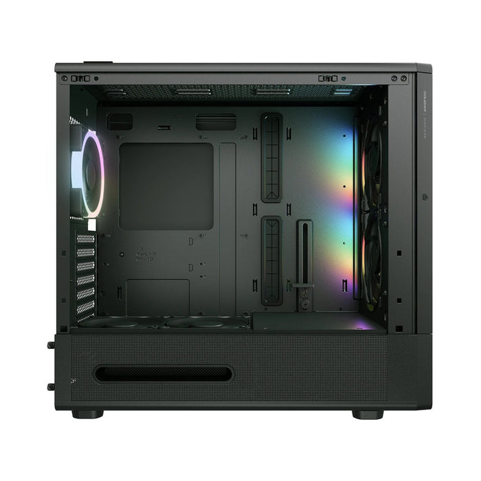 Caja Pc Cougar  Midi-Tower Duoface Pro Argb, Negro
