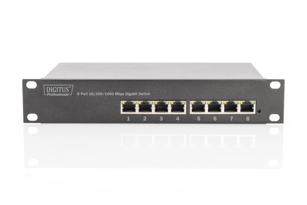 EAN 4016032509288 - Digitus DN-80114-1 switch No administrado Gigabit Ethernet (10/100/1000) 1U Gris imagen 4