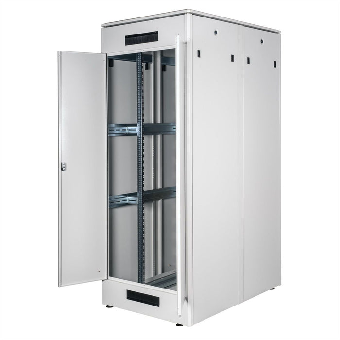 Roline 19-Zoll Netzwerkschrank Pro 42 He, 800x1200 Bxt Glastr Grau