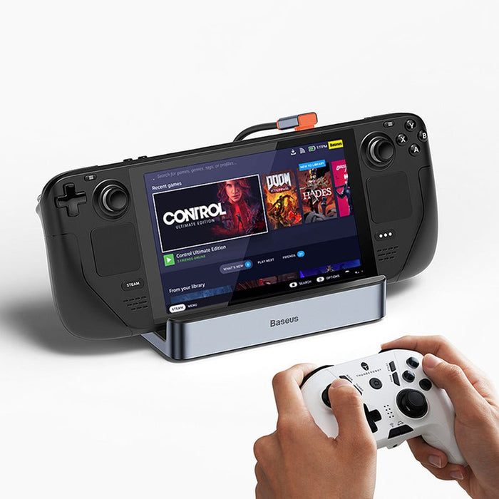 EAN 6932172632212 - Baseus GamerX estación dock para móvil Consola de videojuegos portátil Gris imagen 8