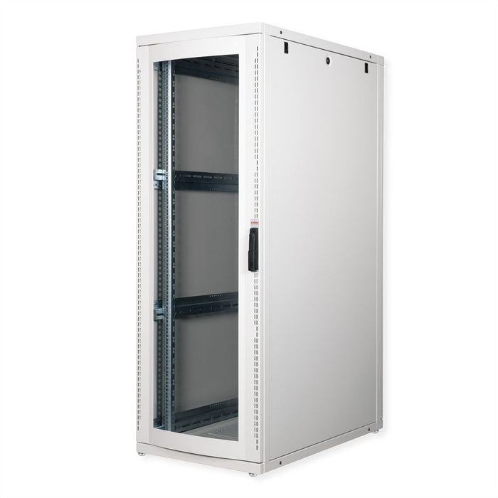 Roline 19-Zoll Serverschrank Pro 36 He, 600x1000 Bxt Grau Plexiglas