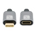 EAN 8059018364361 - Techly ICOC MUSB322-CMF-010 cable USB USB 3.2 Gen 2 (3.1 Gen 2) 1 m USB C Negro, Gris imagen 3