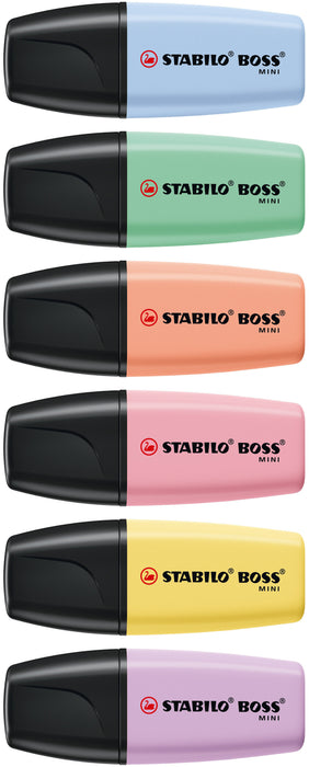 EAN 4006381616928 - STABILO BOSS MINI marcador 6 pieza(s) Punta de cincel Multicolor imagen 3