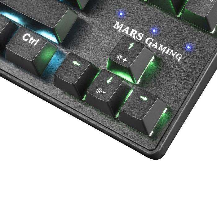 EAN 4718009158504 - Mars Gaming MKXTKLRES teclado Juego USB QWERTY Negro imagen 5