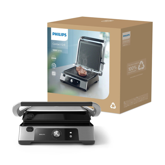 EAN 8720389035654 - Philips 5000 series HD6301/90 parrilla eléctrica de contacto imagen 2