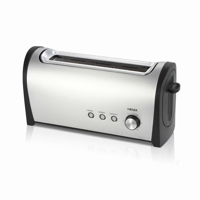 EAN 5608475012471 - Haeger Desayuno 6 2 rebanada(s) 1000 W Negro, Acero inoxidable imagen 1