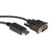 EAN 7611990129799 - ROLINE 11.04.5774 adaptador de cable de vídeo 5 m DisplayPort DVI Negro imagen 2