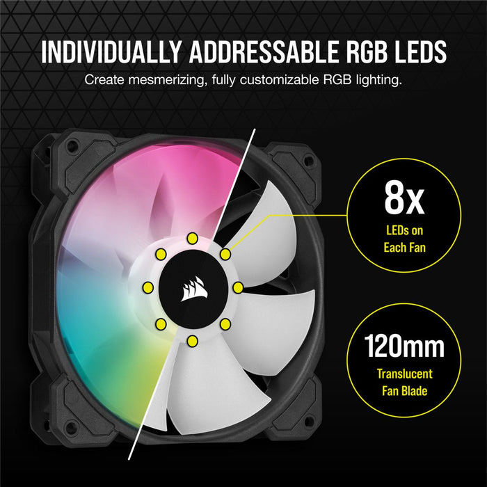 Ventilador Caja Corsair Sp Series Sp120 Rgb Elite 120mm Con Airguide Single Pack Co-9050108-Ww Ventilador Caja Corsair Sp Series Sp120 Rgb Elite 120mm Con Airguide Single Pack Co-9050108-Ww