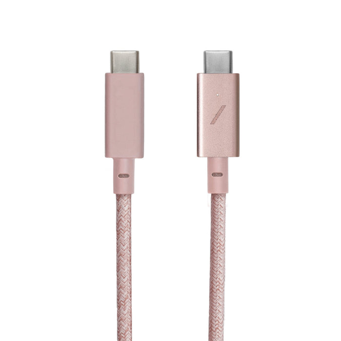 Native Union Belt Cable Usb-C To Usb-C Pro 2,4m Rose
