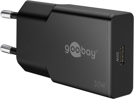 EAN 4040849757358 - Goobay Slim Universal Negro Corriente alterna Carga rápida Interior imagen 1