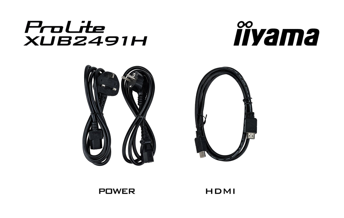 EAN 4948570124480 - iiyama ProLite XUB2491H-B1 pantalla para PC 60,5 cm (23.8") 1920 x 1080 Pixeles Full HD LED Negro imagen 10
