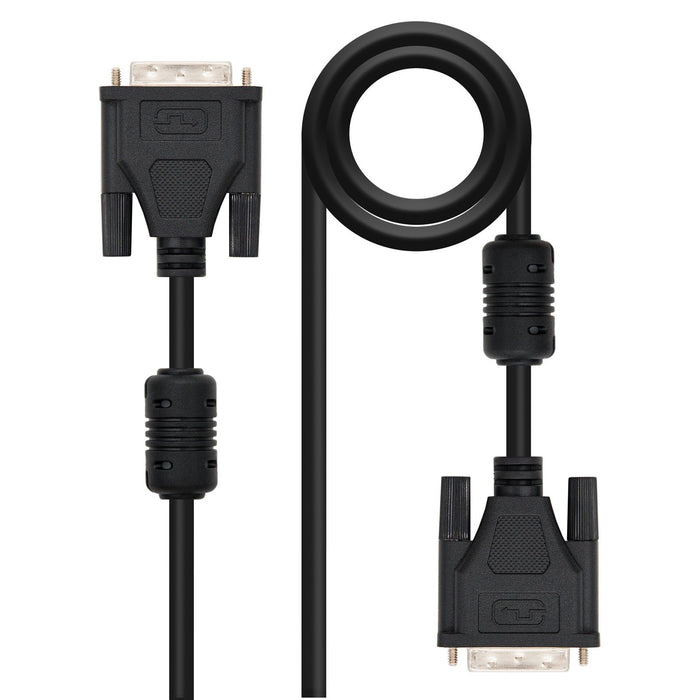 EAN 8433281002142 - Nanocable 10.15.0803 cable DVI 3 m Negro imagen 1