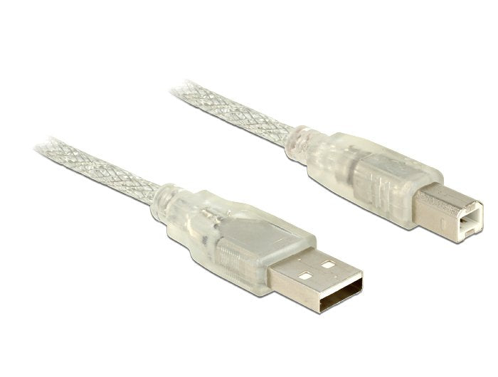 EAN 4043619838936 - DeLOCK 83893 cable USB USB 2.0 1,5 m USB A USB B Translúcido imagen 1