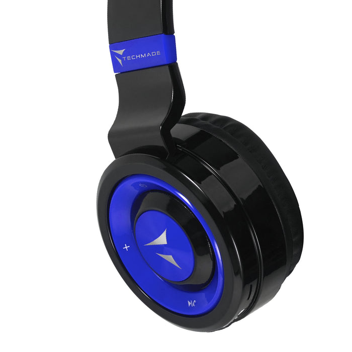 EAN 8099990144667 - Techmade TM-046-BL auricular y casco Auriculares Inalámbrico y alámbrico Diadema Música MicroUSB Bluetoot imagen 2