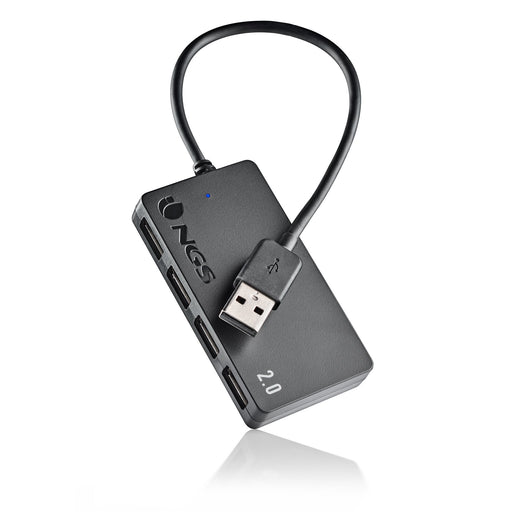 EAN 8435430621075 - NGS IHUB4 TINY USB 2.0 480 Mbit/s Negro imagen 2