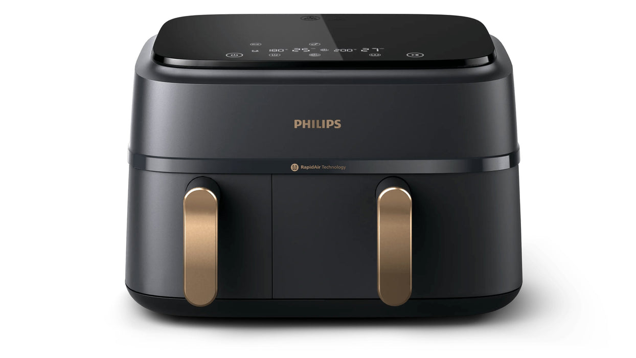 EAN 8720389033018 - Philips 3000 series NA352/04 freidora 9 L Independiente 2750 W Freidora de aire caliente Negro, Cobre imagen 3