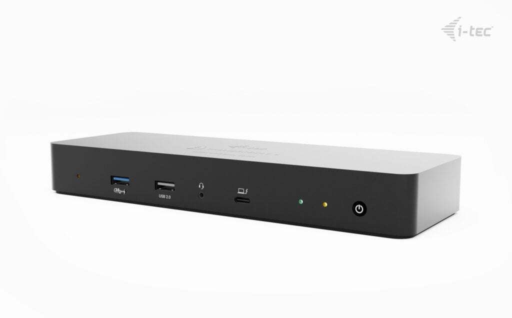 I-Tec Thunderbolt 4 Intelligent Dual Display Ds 1x Tb4 2x Dp 1x Glan 1x Usb-C Gen2 3x Usb-A Gen2 1x Usb 2.0 1x Audio Mic Pd 90w Kl