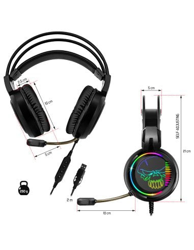 EAN 3700104424708 - Spirit of Gamer ELITE-H10 Auriculares Alámbrico Diadema Juego USB tipo A Negro imagen 5