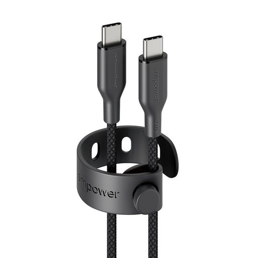 EAN 5715685027673 - PanzerGlass empower™ by ® Racing 240W USB-C to USB-C Cable | USB 2.0 | 2M | Space Black cable USB Negro imagen 1