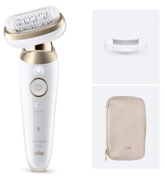Depiladora Eléctrica Braun Silk-Épil 9 Flex Ses9011 Blanco/Dorado