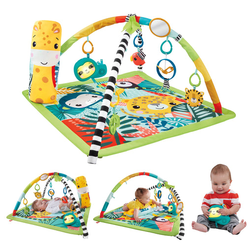 EAN 0194735095919 - Fisher-Price HJW08 gimnasio para bebé y tapete de juego Tela, Plástico Multicolor Manta de juegos para be imagen 1