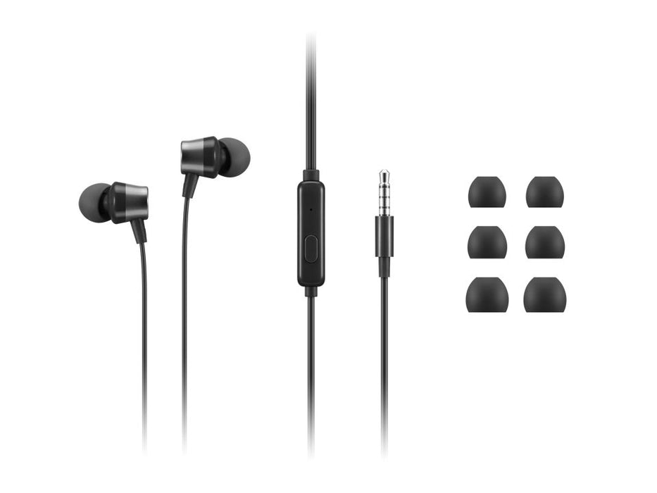 EAN 0195892059820 - Lenovo 4XD1J77352 auricular y casco Auriculares Alámbrico Dentro de oído Oficina/Centro de llamadas Negro imagen 3