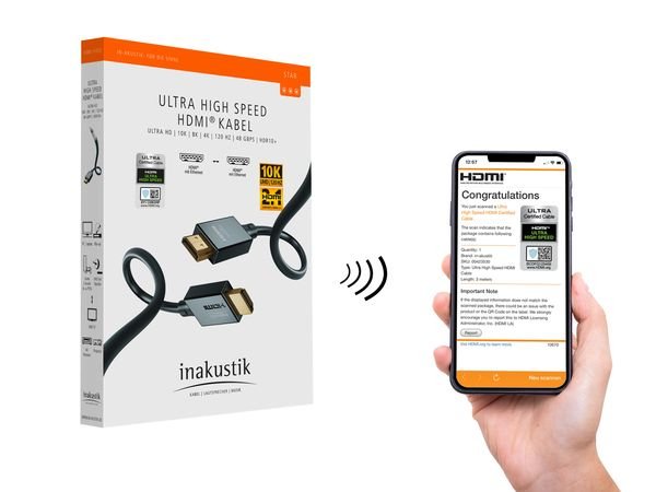 EAN 4001985520817 - Inakustik 00324615 cable HDMI 1,5 m HDMI tipo A (Estándar) Negro imagen 3