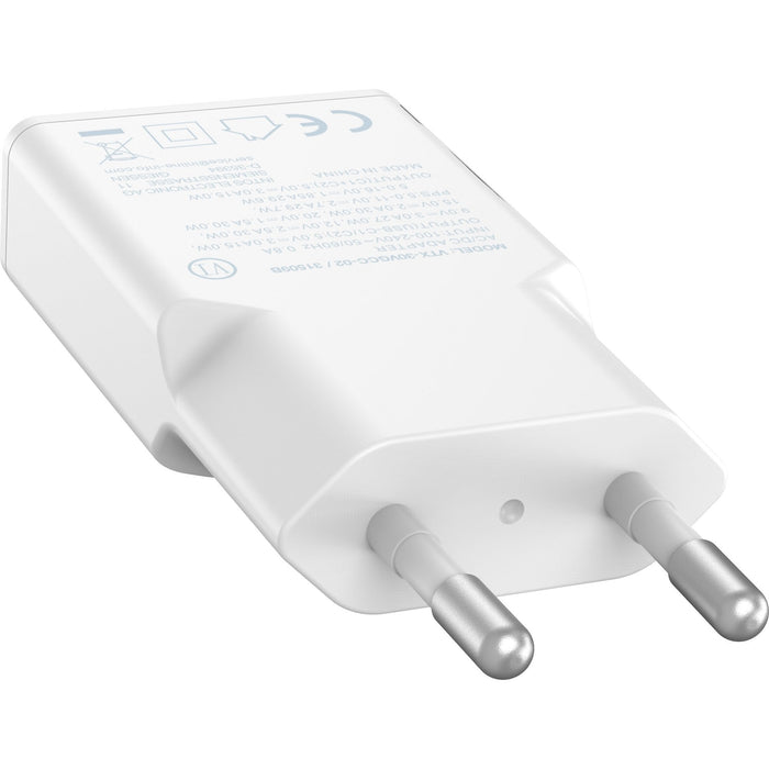 Inline® Usb Power Supply Charger Dual Usb-C, Pd, Pps, 30w, White