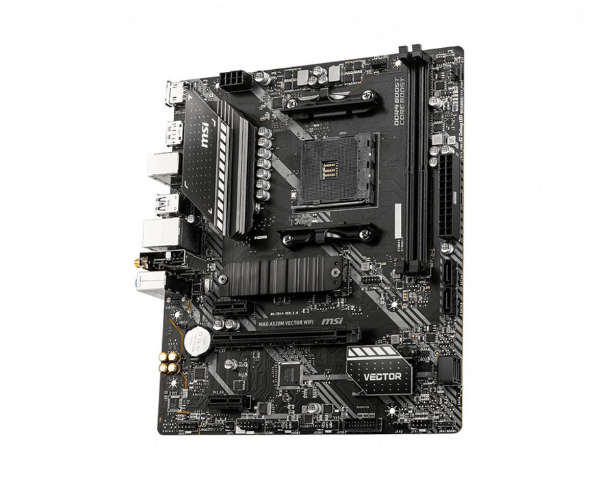 EAN 4719072752583 - MSI MAG A520M VECTOR WIFI placa base AMD A520 Zócalo AM4 micro ATX imagen 2
