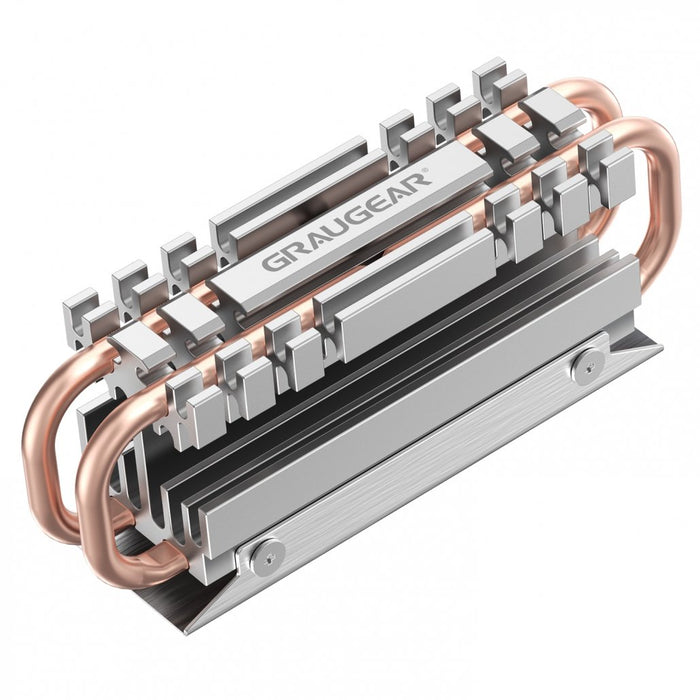 EAN 4260746550450 - GRAUGEAR G-M2HS06 sistema de refrigeración para ordenador M.2 NVMe SSD Disipador térmico/Radiador Alumini imagen 1
