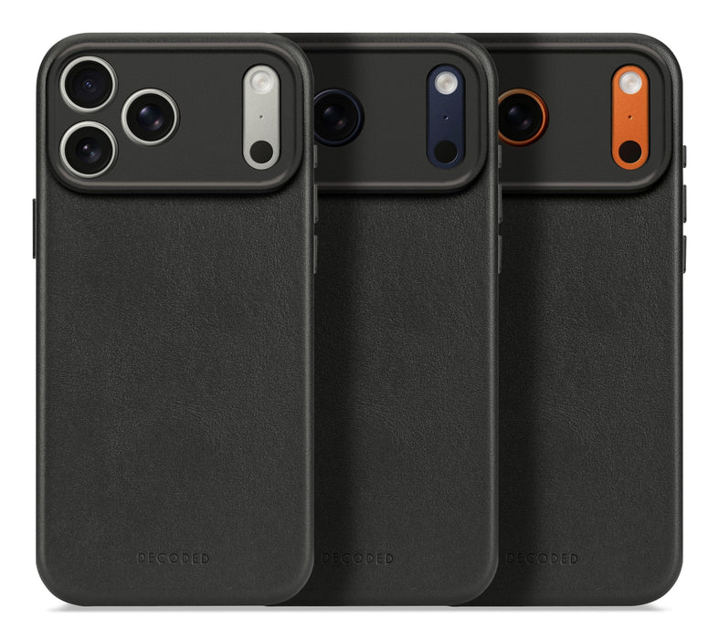 Decoded Leather Backcover Iphone 17 Pro Max Black