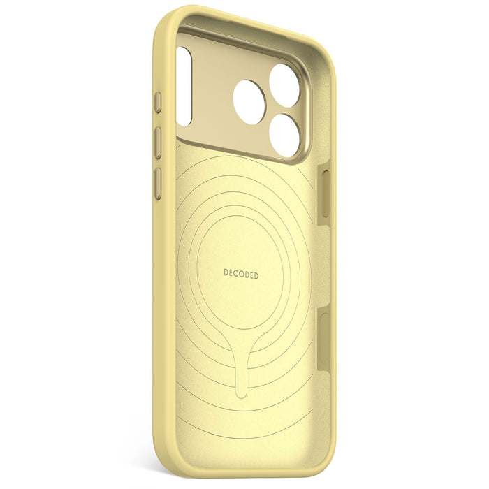 Decoded Silicone Backcover Apple Iphone 17 Pro Max Yuma Yellow Funda Para Iphone 17 Pro Max 17,5 Cm (6.9") Amarillo
