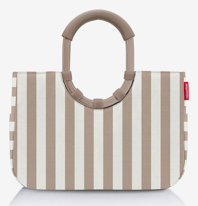 Reisenthel Loopshopper M Summerstripes Coffee