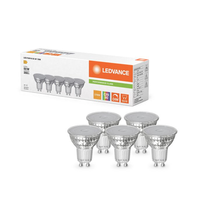 EAN 4099854457586 - Osram LED PAR16 DIM P lámpara LED Blanco cálido 2700 K 3,7 W GU10 E imagen 5