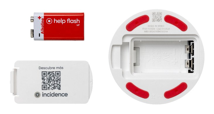 EAN 8437021730029 - NETUN PD-000081 lámpara de emergencia Rojo, Blanco imagen 2
