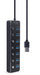 EAN 8716309124676 - Gembird UHB-U3P7P-01 hub de interfaz USB 3.2 Gen 1 (3.1 Gen 1) Type-A 5000 Mbit/s Negro imagen 2