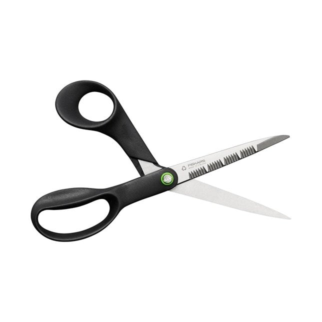 EAN 6424002019398 - Fiskars 1074545 tijera de cocina 210 mm Negro, Acero inoxidable Universal imagen 2