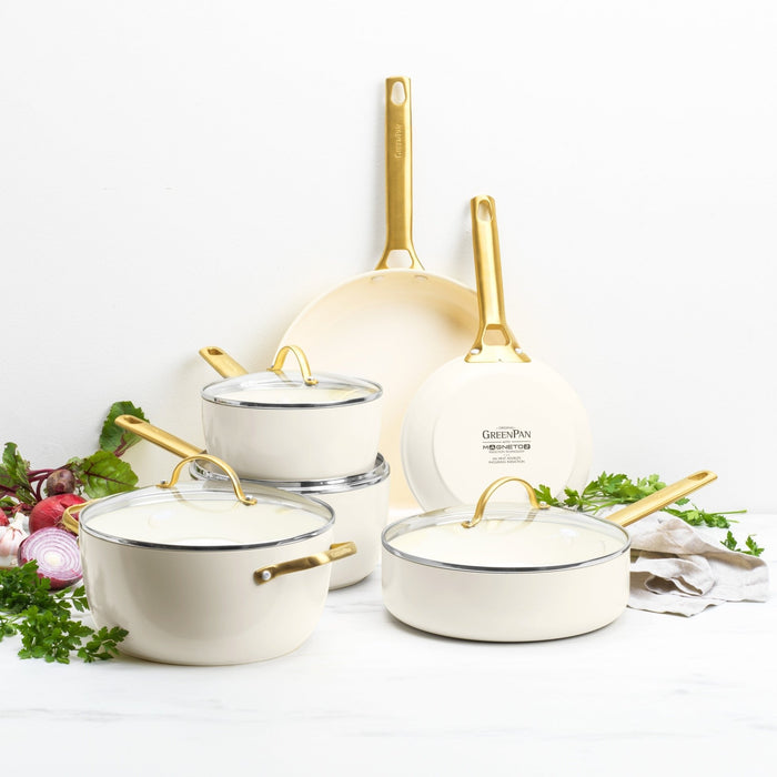 Greenpan Padova Reserve 2tlg Bratpfannenset 20+26cm Creme