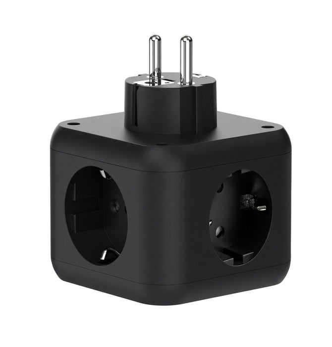 Powercube Mars Gaming Md-Cube20 4 Usb 3 Tomas De Corriente. Regleta Color Negro